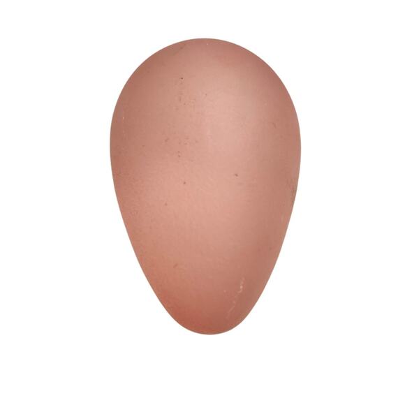 Unbranded Other - Vintage Stone Or Crystal Egg Shaped Pink Paper Weight